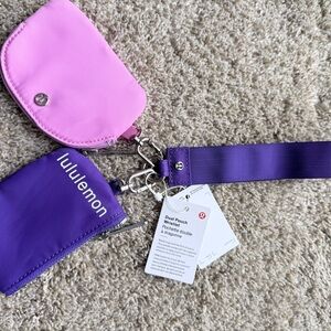 lululemon athletica Kids Pink and Purple Pouch Set